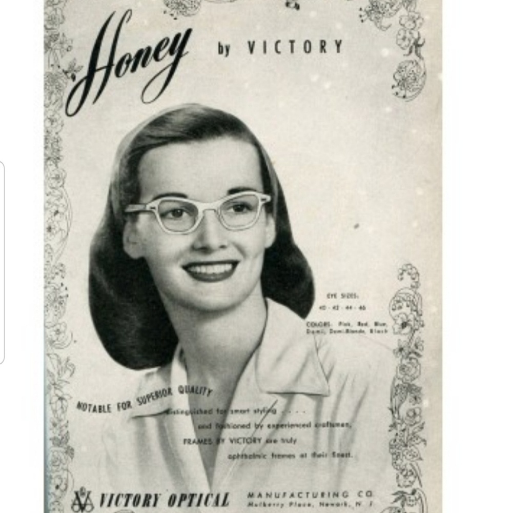 Vintage~Victory Optical Honey RX Eyeglasses - Picture 8 of 8